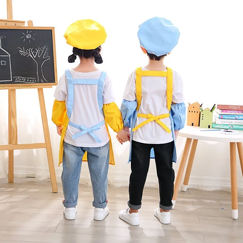 3pc Children Kitchen Apron Set - Kitchen Baking Drawing 评论和价格