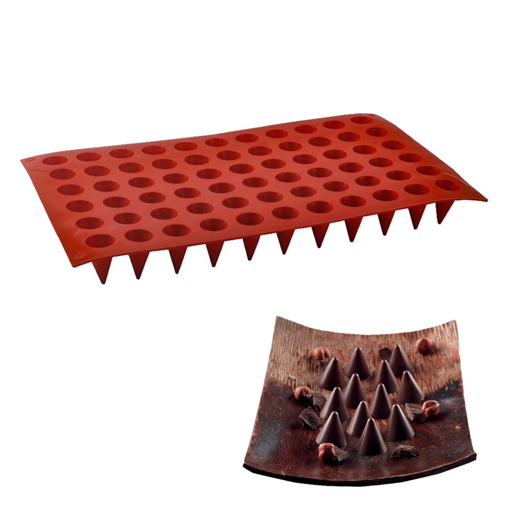 66-Cells Cone Chocolate Baking - Kitchen Baking Molds 评论和价格