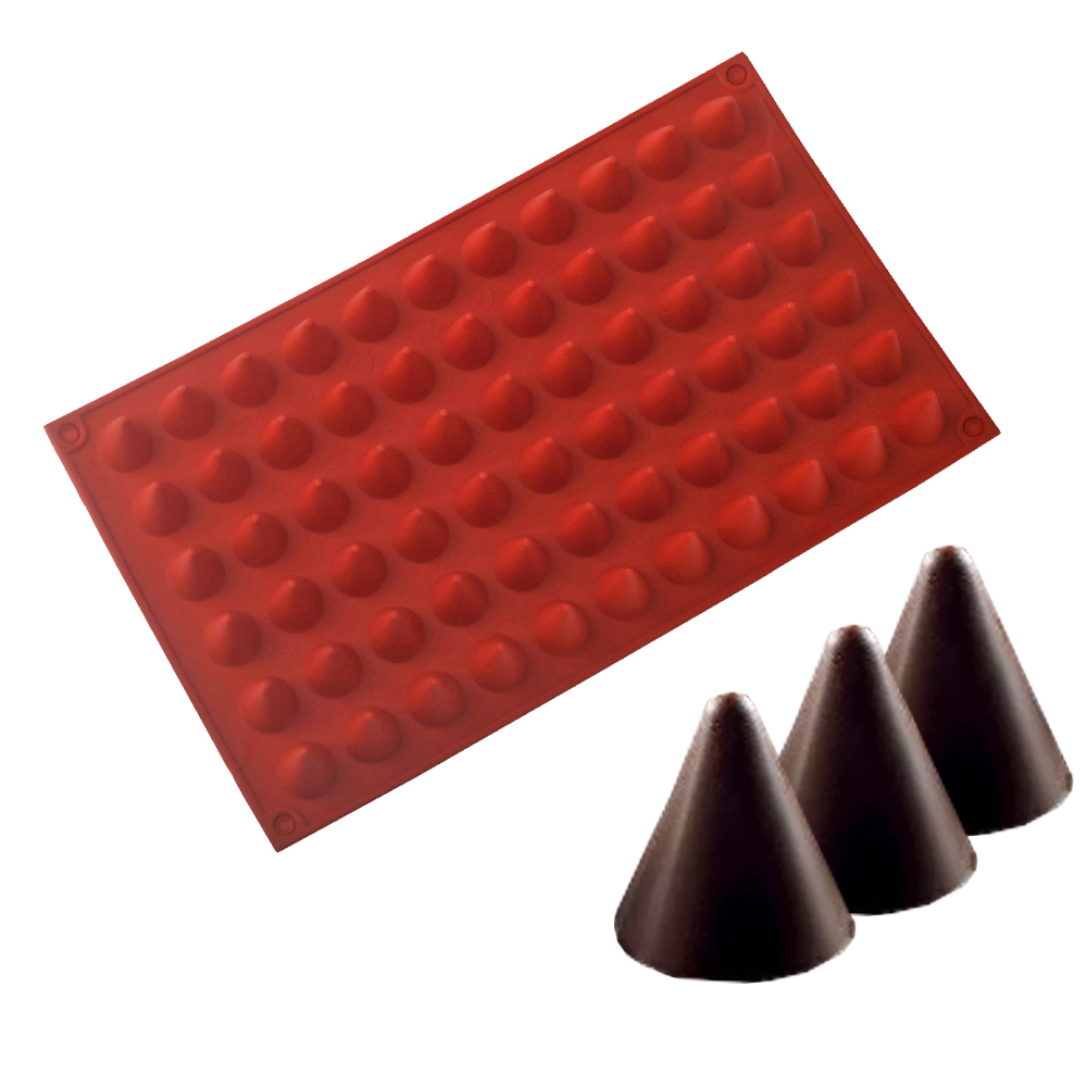 66-Cells Cone Chocolate Baking - Kitchen Baking Molds 评论和价格