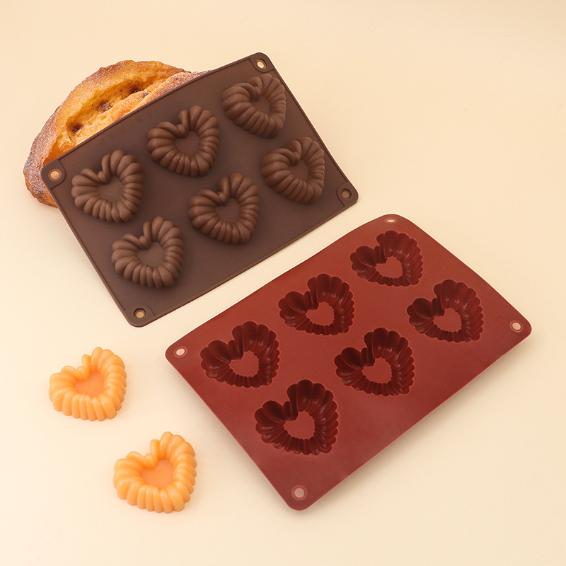 Heart-shaped Silicone Chocolat - Kitchen Baking Molds 评论和价格