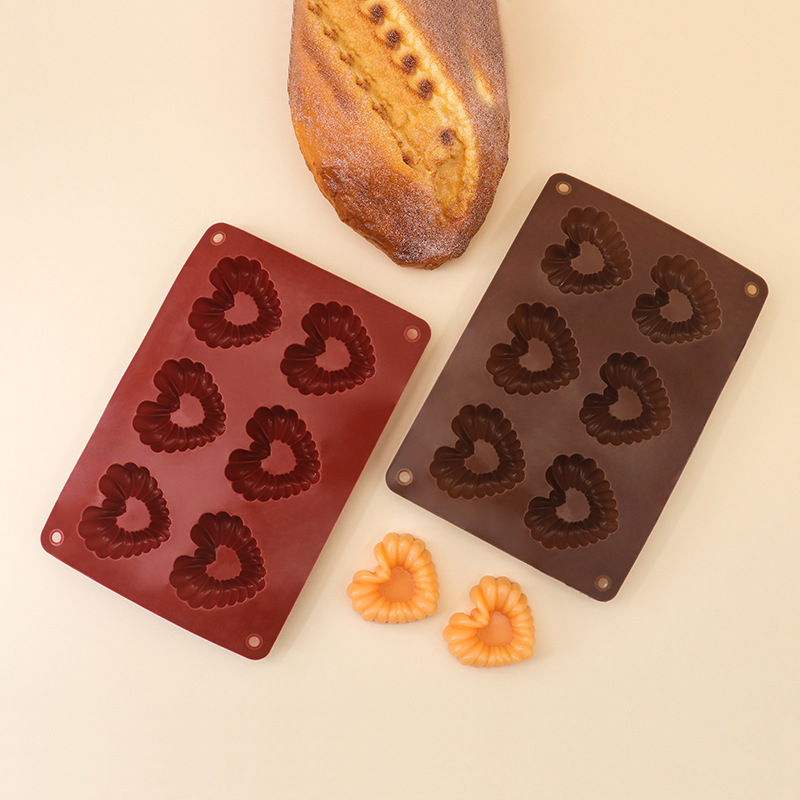 Heart-shaped Silicone Chocolat - Kitchen Baking Molds 评论和价格