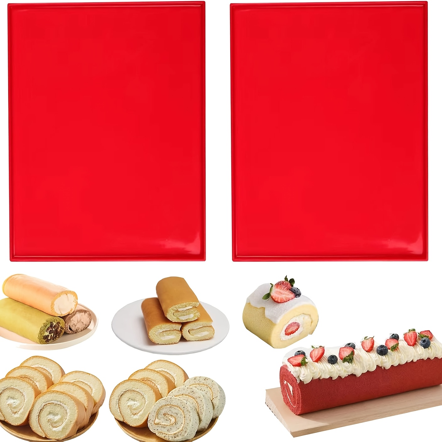 2 Silicone Baking Mats for Swi - Kitchen Baking Mat 评论和价格