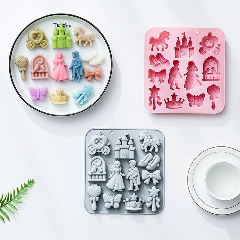 12 Cavity Prince, Princess Sil - Kitchen Baking Molds 评论和价格
