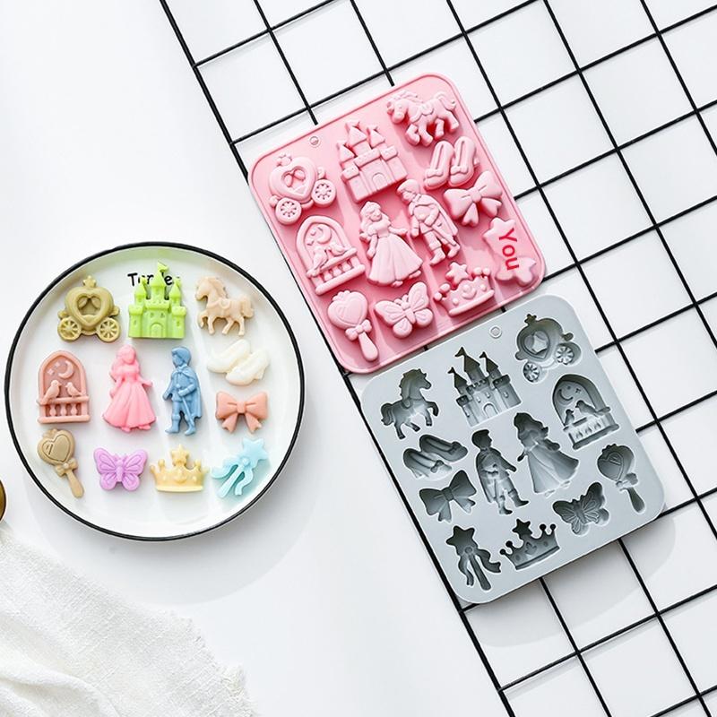 12 Cavity Prince, Princess Sil - Kitchen Baking Molds 评论和价格