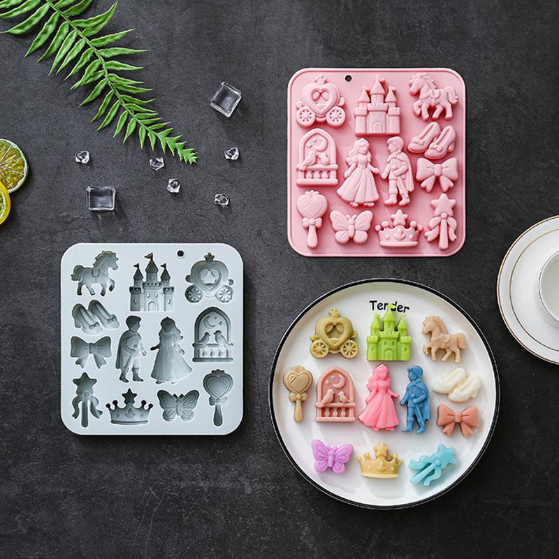 12 Cavity Prince, Princess Sil - Kitchen Baking Molds 评论和价格