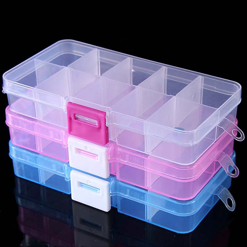 10 Grids Nails Art organizer b - Decorating Tip Set 评论和价格