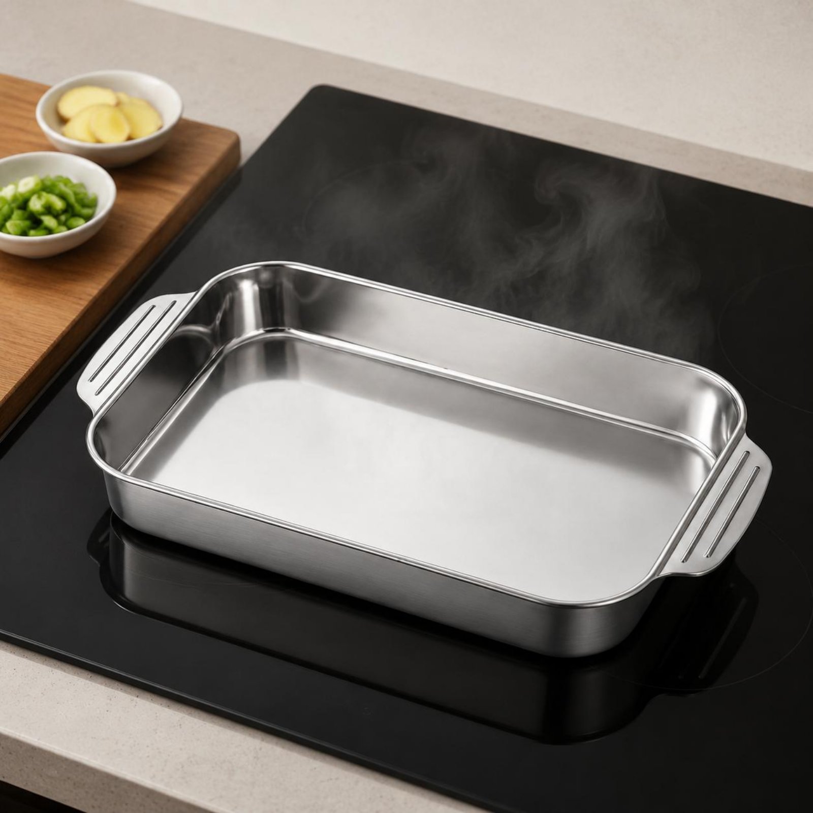 Stainless Steel Roasting Pan R - Kitchen Baking Corner 评论和价格
