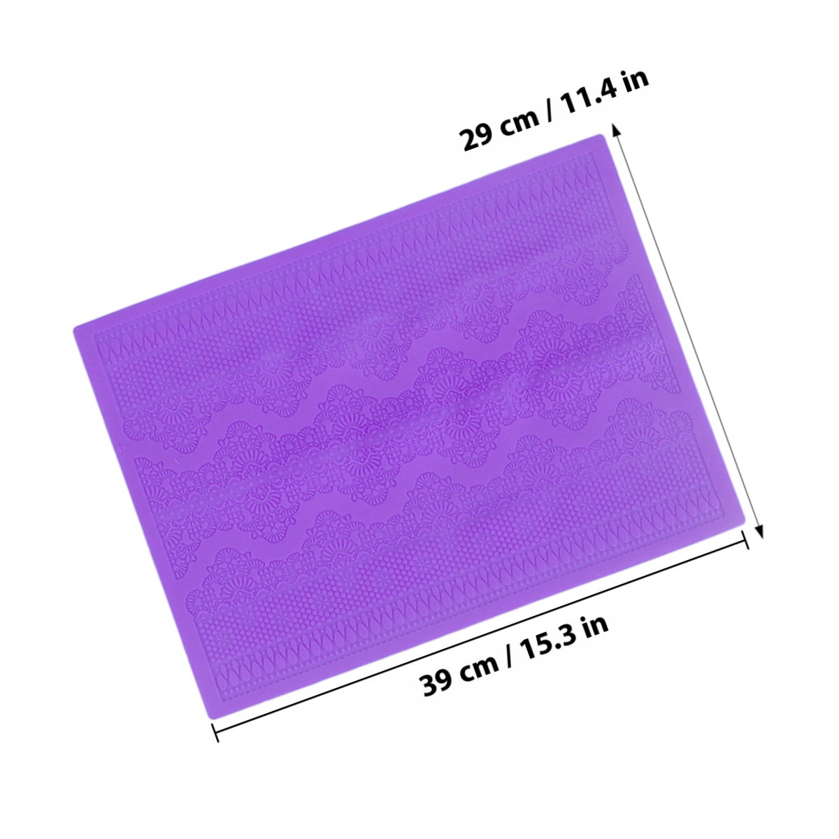 1pcs Silicone Mat Purple Food- - Kitchen Baking Molds 评论和价格