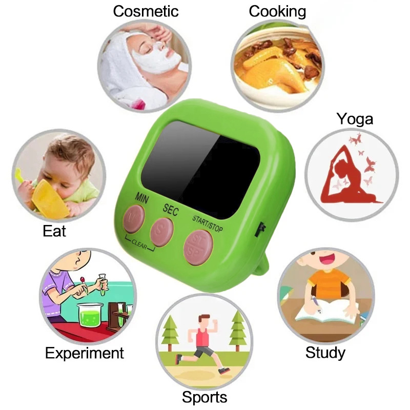 Mini Digital Kitchen Timer Big - Kitchen Baking Game 评论和价格