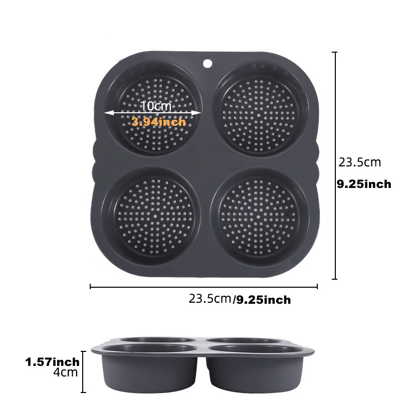 Hamburger Bun Mold Non-Stick F - Kitchen Baking Utensils 评论和价格