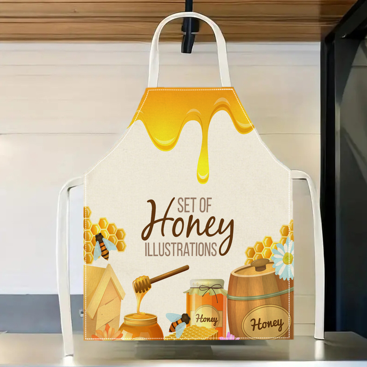 1pc Honey Bee Apron Sweet Kitc - Kitchen Baking Gift Ideas 评论和价格