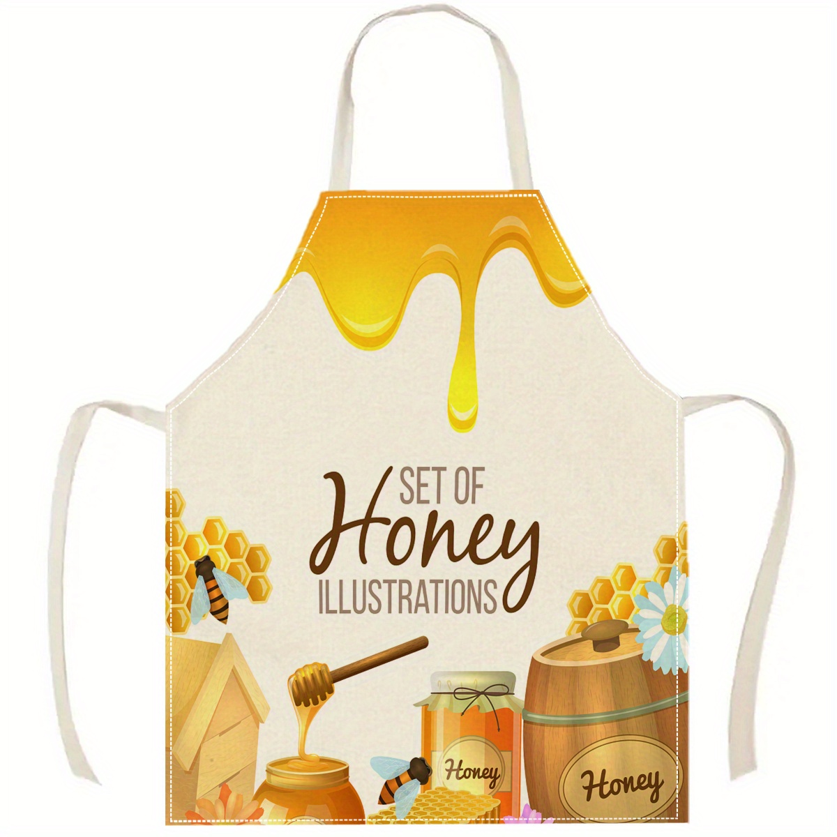 1pc Honey Bee Apron Sweet Kitc - Kitchen Baking Gift Ideas 评论和价格