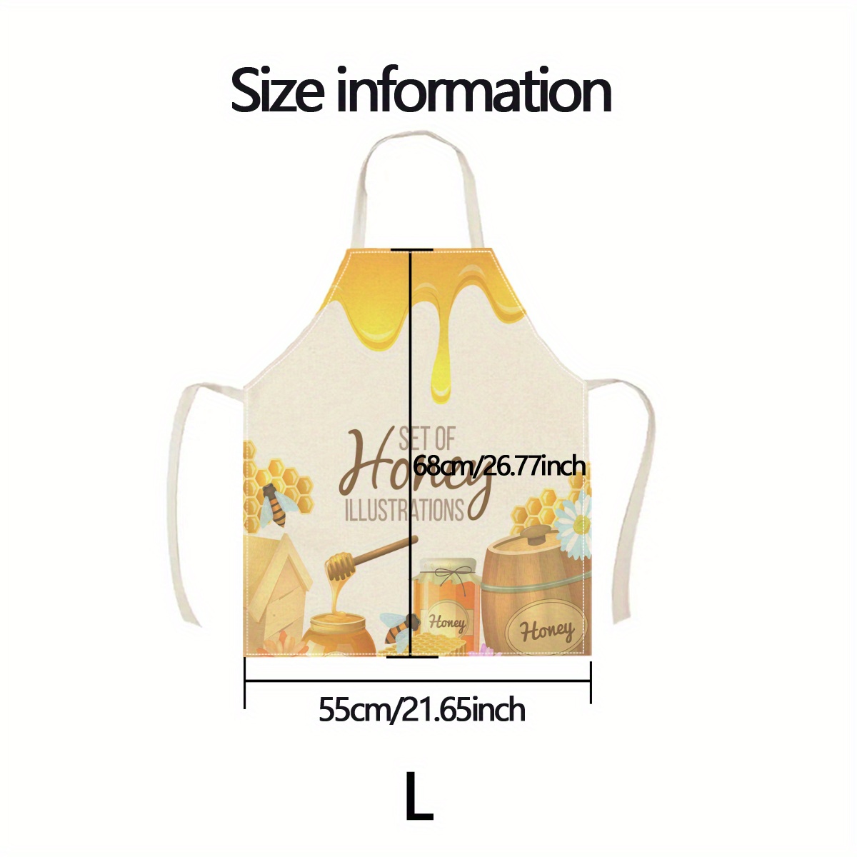 1pc Honey Bee Apron Sweet Kitc - Kitchen Baking Gift Ideas 评论和价格