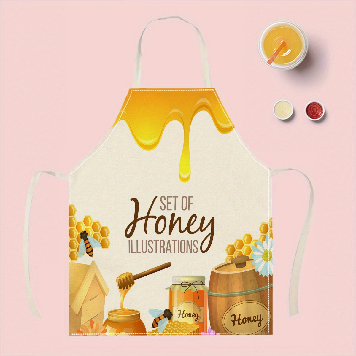 1pc Honey Bee Apron Sweet Kitc - Kitchen Baking Gift Ideas 评论和价格