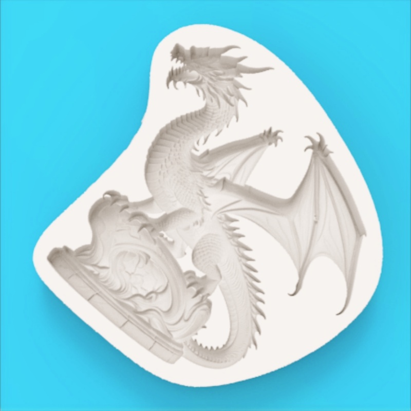 High-Precision Fantasy Dragon- - Kitchen Baking Molds 评论和价格