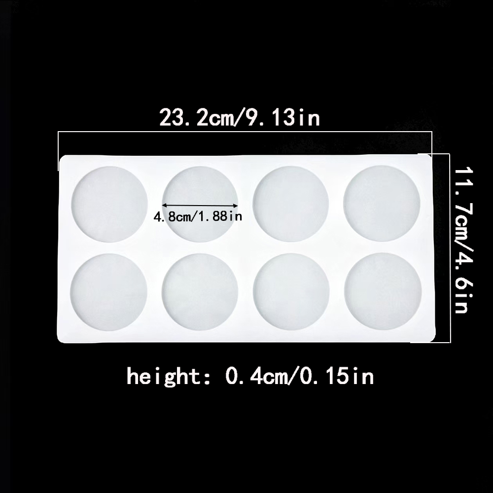 8-cavity cylindrical sugar fli - Kitchen Baking Molds 评论和价格
