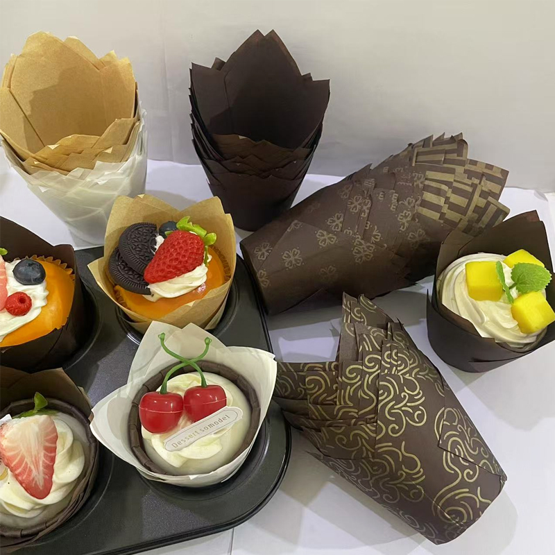 50Pcs/100Pcs/200Pcs Tulip Cake - Kitchen Baking Mat 评论和价格