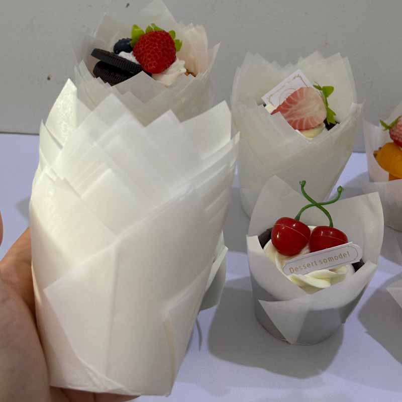 50Pcs/100Pcs/200Pcs Tulip Cake - Kitchen Baking Mat 评论和价格