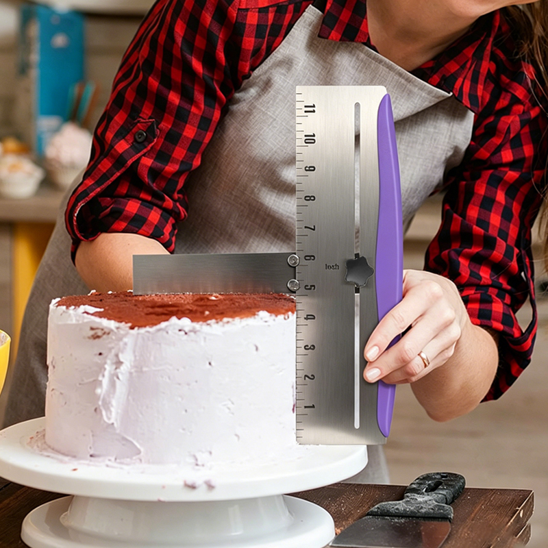 Stainless Steel Cake Scraper I - Kitchen Baking Corner 评论和价格