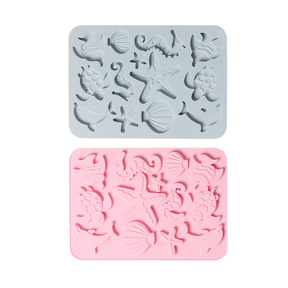 2Pcs Food Safe Silicone Marine - Kitchen Baking Molds 评论和价格