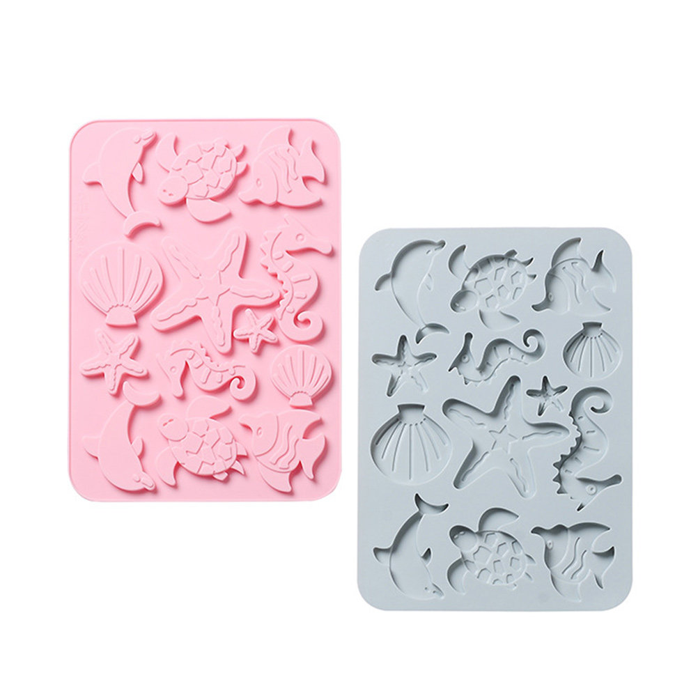 2Pcs Food Safe Silicone Marine - Kitchen Baking Molds 评论和价格