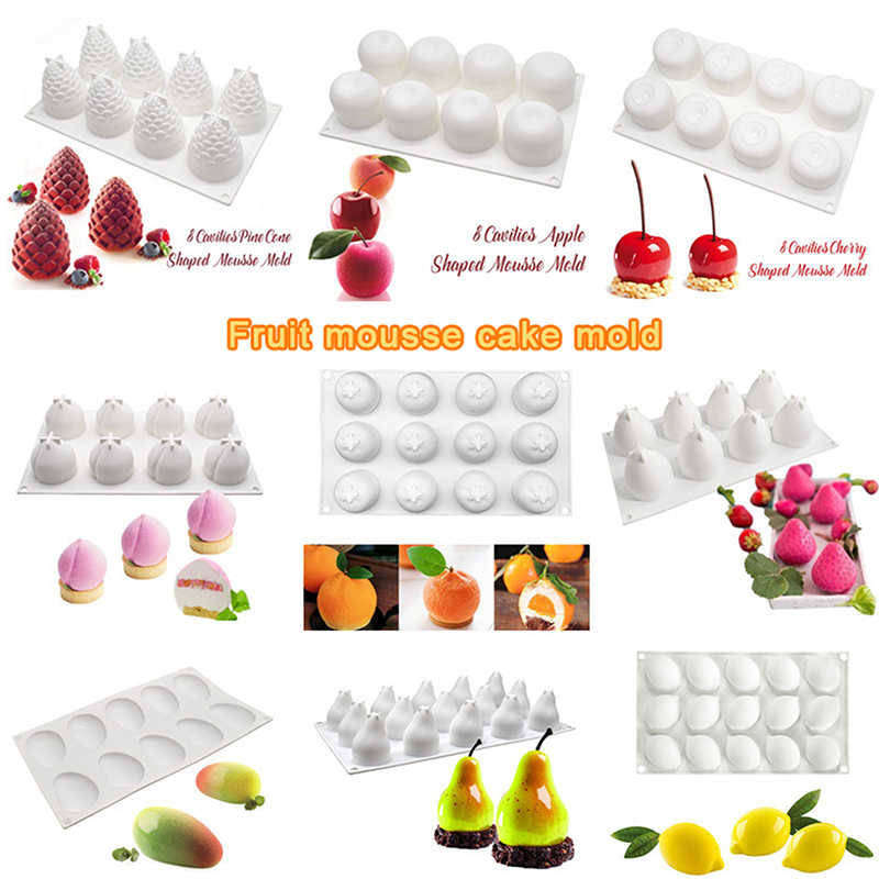 Food-Grade Silicone Fruit Seri - Kitchen Baking Molds 评论和价格