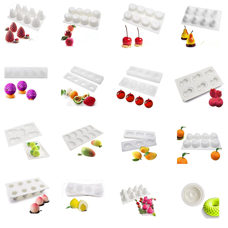 Food-Grade Silicone Fruit Seri - Kitchen Baking Molds 评论和价格