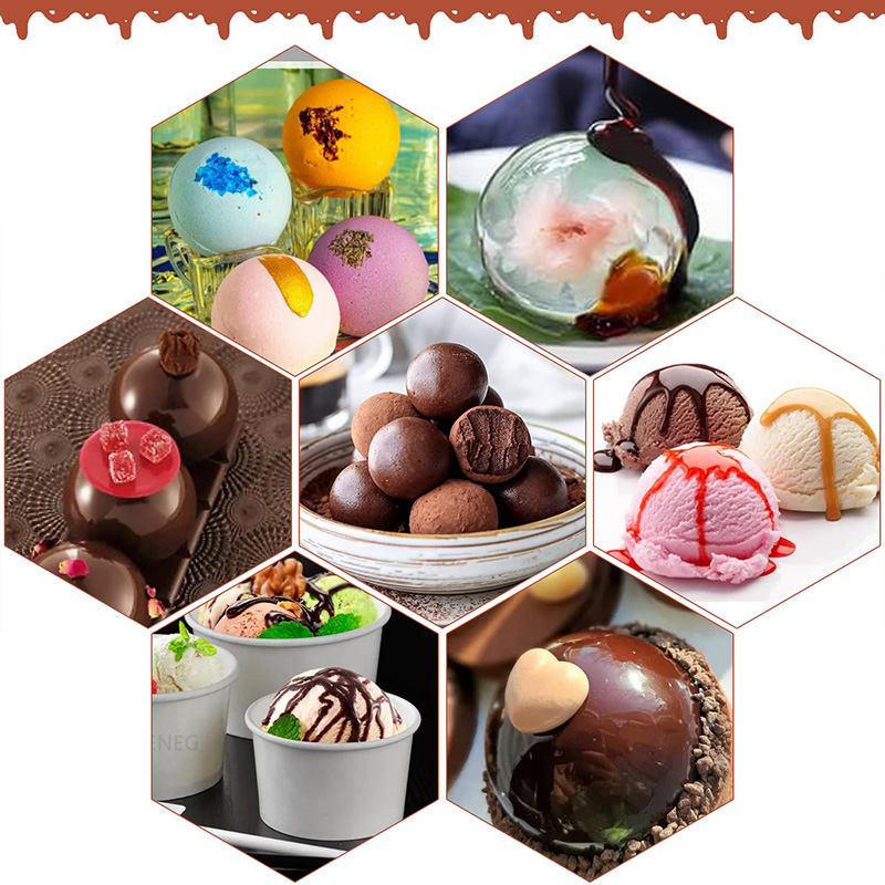 6 Cavities Semicircle Silicone - Kitchen Baking Utensils 评论和价格
