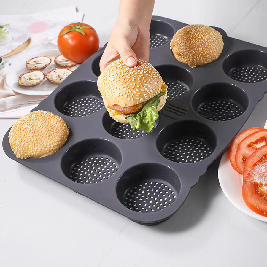 1PC Hamburger Bread mold 12-ho - Kitchen Baking Utensils 评论和价格