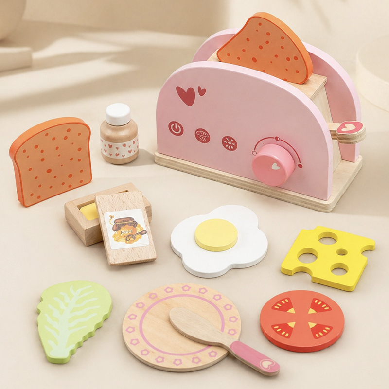 Pretend Play Wooden Kitchen Se - Kitchen Baking Game 评论和价格