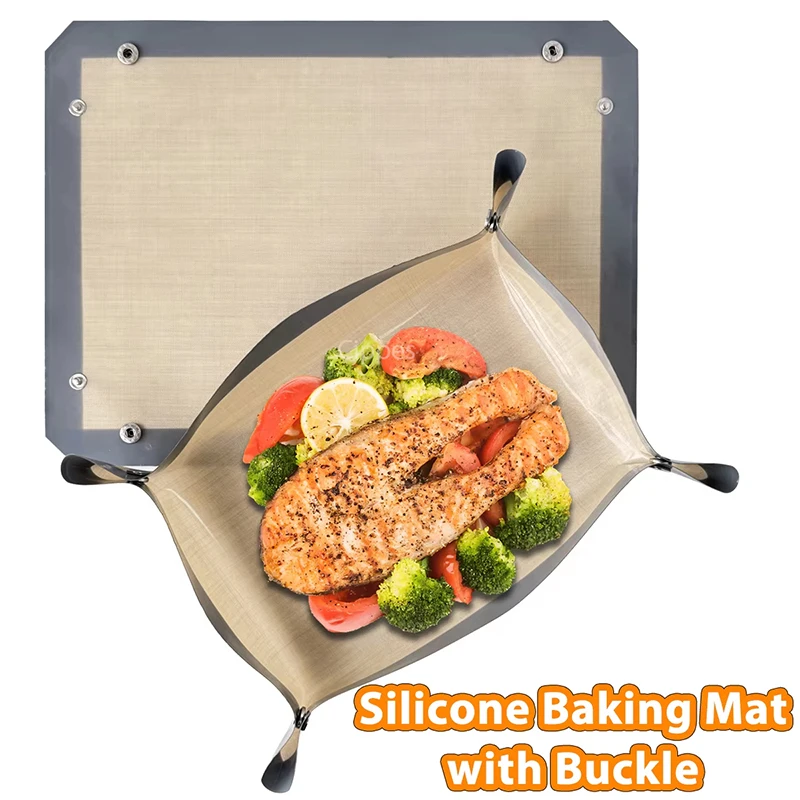 Silicone Baking Mat With Butto - Kitchen Baking Mat 评论和价格