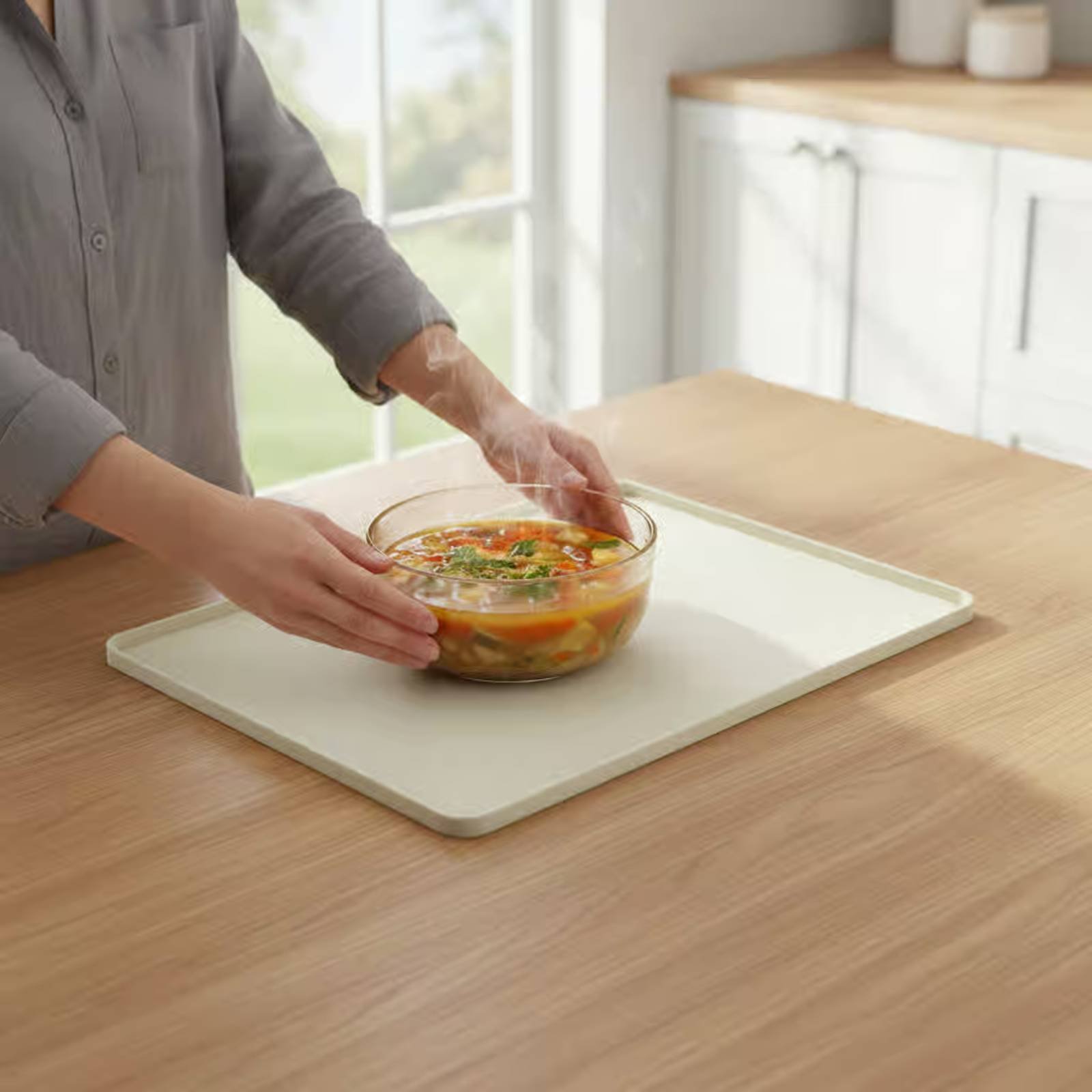 Silicone Microwave Top Mat Fle - Kitchen Baking Mat 评论和价格